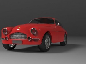 ferrari berlinetta 1950 3D Model