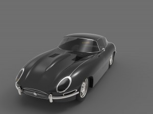 jaguar e type 1961 Modelo 3D