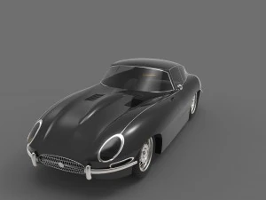 jaguar e type 1961 3D Model
