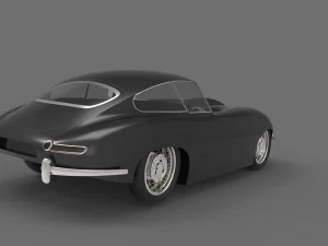 jaguar e type 1961 3D Model