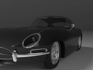 jaguar e type 1961 3D Model