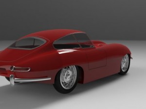 jaguar e type 1961 Modelo 3D