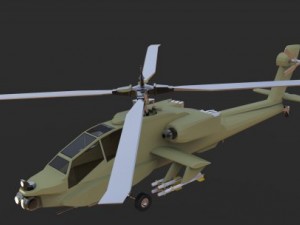 ah 64 apache Model 3D