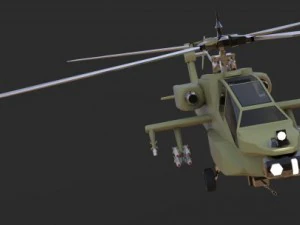 ah 64 apache 3D Model