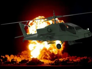 ah 64 apache 3D Model