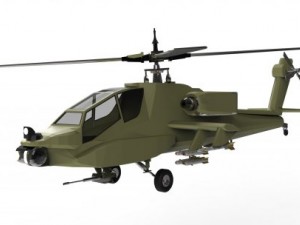 ah 64 apache Model 3D