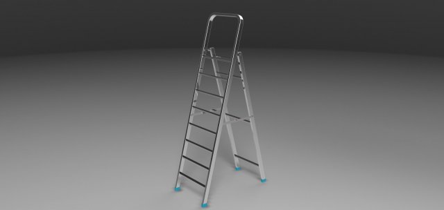 ladder 3D Model .c4d .max .obj .3ds .fbx .stl .blend 