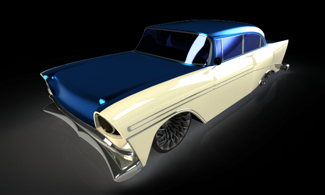 chevrolet bel air 1957 Modèle 3D .c4d .max .obj .3ds .fbx .stl .blend 