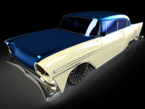 chevrolet bel air 1957 3D Model