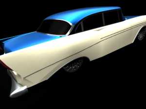 chevrolet bel air 1957 Modèle 3D