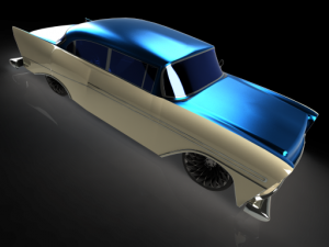 chevrolet bel air 1957 Modèle 3D