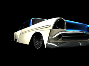 chevrolet bel air 1957 Modèle 3D