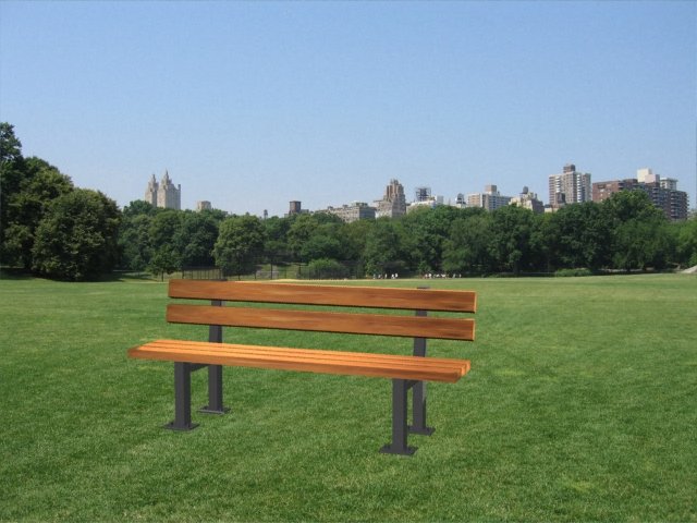 park bench Modello 3D .c4d .max .obj .3ds .fbx .stl .blend 