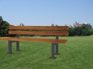 park bench Modello 3D