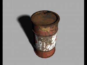 oil barrel 3d 3Dモデル