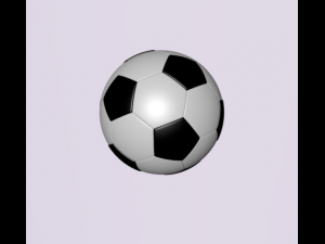 soccerball fbx 3ds 3D Model