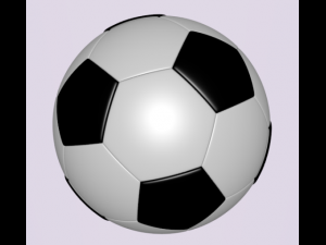 soccerball fbx 3ds 3D Model