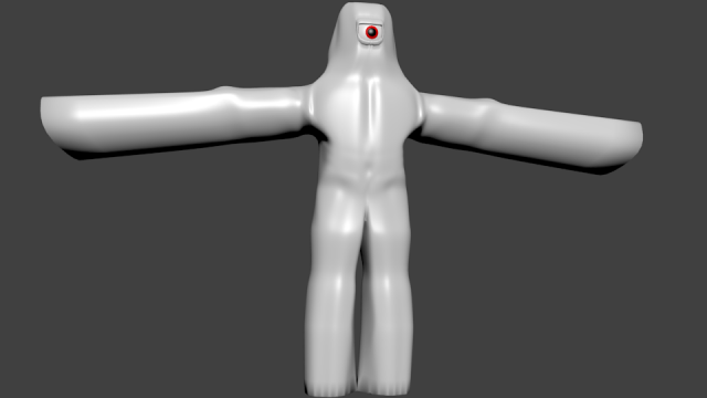 monster 3D Model .c4d .max .obj .3ds .fbx .stl .blend 