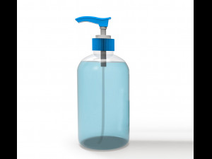 sanitizer bottle Modelo 3D
