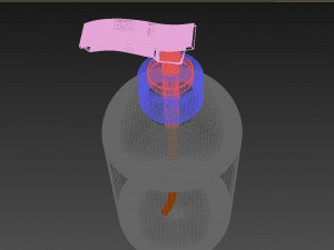 sanitizer bottle Modelo 3D