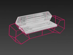 sofa wired 3D Model