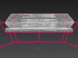 sofa wired 3D Model