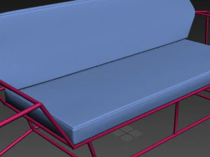 sofa wired 3D Model
