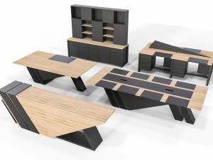 office furniture set 3D Model