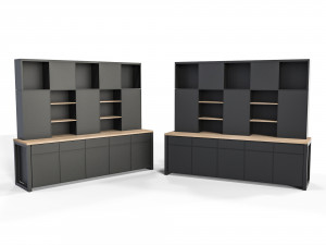office furniture set 3D Model