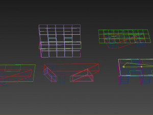office furniture set 3D Model