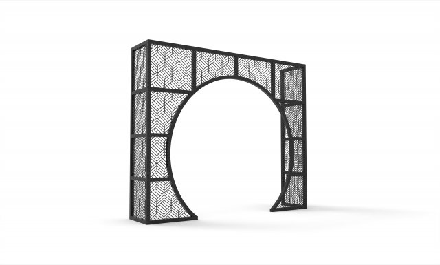wedding backdrop arch design Model 3D .c4d .max .obj .3ds .fbx .stl .blend 