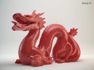 set di configurazione dell'illuminazione da studio vray b Modello 3D