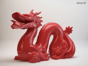 set di configurazione dell'illuminazione da studio vray b Modello 3D