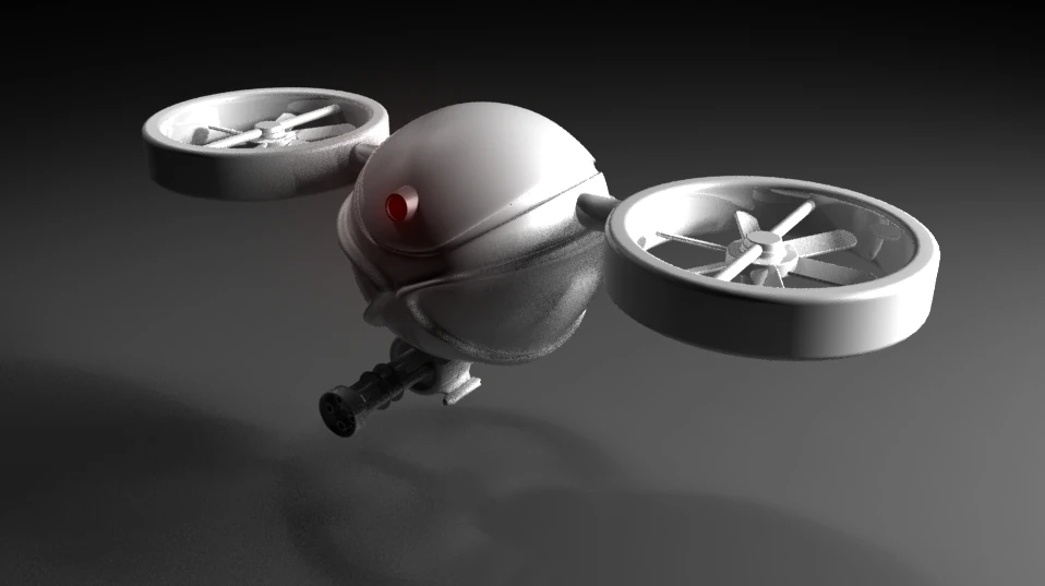 robot v3 3D Model .c4d .max .obj .3ds .fbx .stl .blend 