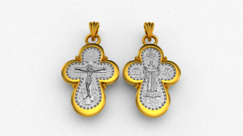 Krest Cross 3d Print Model 3d Model In Pendants 3dexport