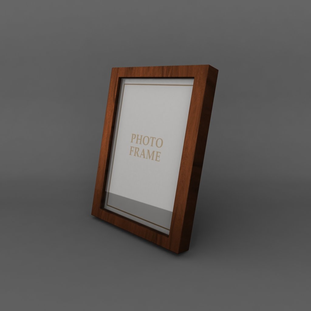 Download High Quality Low Poly Simple Photo Frame 3d Model In Decoration 3dexport