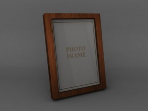 high quality low poly simple photo frame 3D Модель