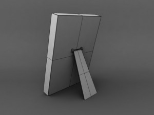 high quality low poly simple photo frame 3D Модель