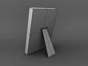 high quality low poly simple photo frame 3D Model