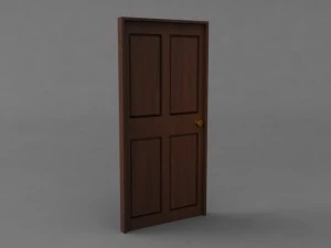 simple classic door 3D Model