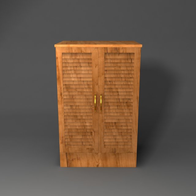 shoe storage cabinet 3D 模型 .c4d .max .obj .3ds .fbx .stl .blend