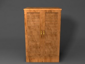 shoe storage cabinet 3D Model