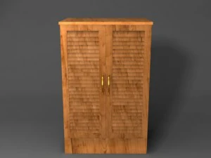 lemari penyimpanan sepatu Model 3D