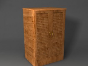 shoe storage cabinet 3D 模型