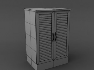 shoe storage cabinet 3D 模型