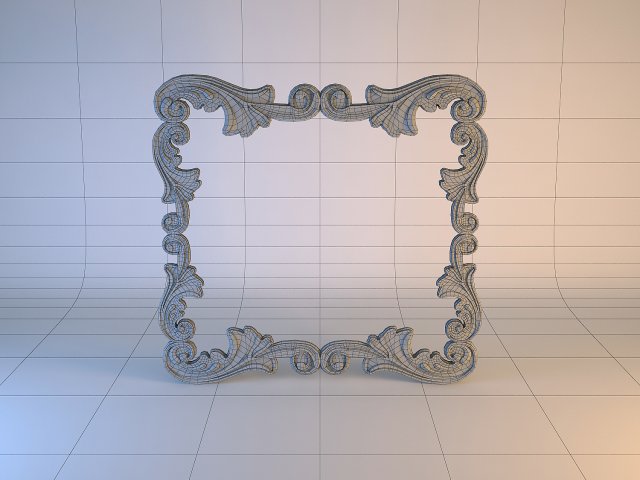Download architect elements frame01 3D Model