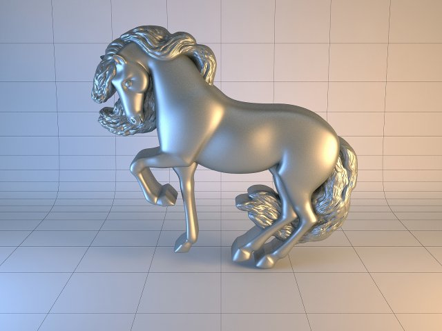 sculpture horse01 3D Принт Модель .c4d .max .obj .3ds .fbx .stl .blend 