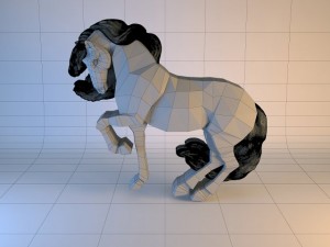sculpture horse01 3D Принт Модель