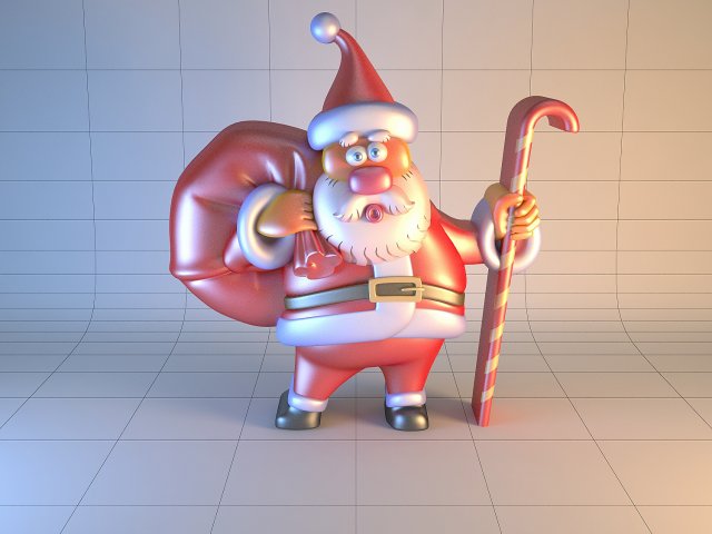 sculpture santa claus 3D Принт Модель .c4d .max .obj .3ds .fbx .stl .blend 