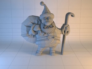 sculpture santa claus 3D Принт Модель